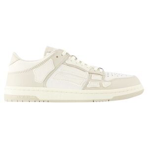 Skel Top Low Sneakers - Amiri - Leather - Beige